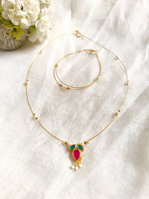 Invisible Teardrop Necklace